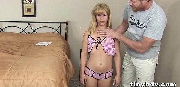  Very petite teen fucked hard Elizabeth Bentley 91
